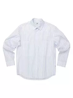 Рубашка на пуговицах в полоску Freddy Nn07, цвет blue stripe