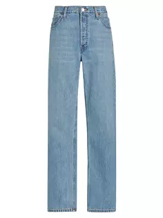 Свободные длинные джинсы Re/Done, цвет wasted indigo