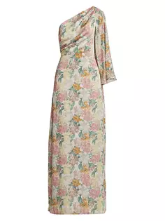 Платье Keely на одно плечо с цветочным принтом Sachin &amp; Babi, цвет antique bouquet