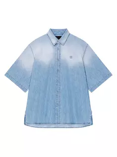 Рубашка из джинсовой ткани Givenchy, синий