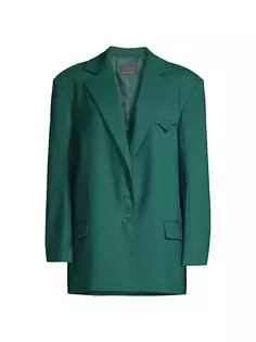 Шерстяной пиджак оверсайз Simpatico Ginger &amp; Smart, цвет emerald