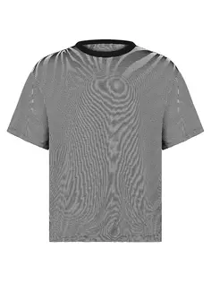 Полосатая футболка оверсайз Rta, цвет black stripe
