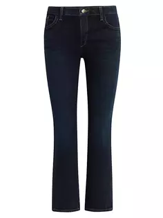 Укороченные расклешенные эластичные джинсы Callie со средней посадкой Joe&apos;S Jeans, цвет squad goals