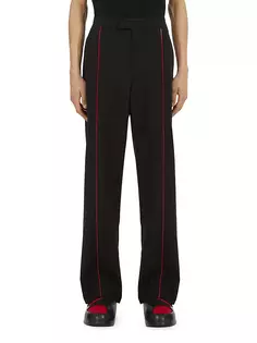 Полосатые спортивные брюки Ferragamo, цвет nero