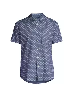 Рубашка свободного кроя Fairfax с геометрическим рисунком Rails, белый
