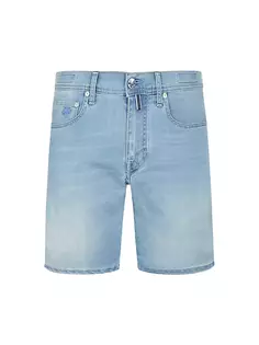 Южные джинсовые шорты Vilebrequin, цвет light denim