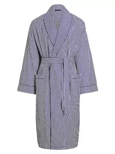 Полосатый хлопковый оксфордский халат Polo Ralph Lauren, цвет classic stripe