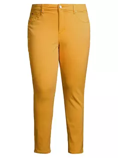 Джинсы скинни с высокой посадкой до щиколотки Slink Jeans, Plus Size, цвет clementine