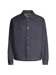 Куртка-рубашка оверсайз Michael Kors, цвет dark indigo
