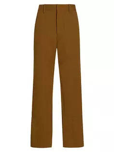 Универсальные хлопковые брюки Helmut Lang, цвет cigar