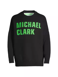 Шерстяной свитер с круглым вырезом JW Anderson x Michael Clark Jw Anderson, черный
