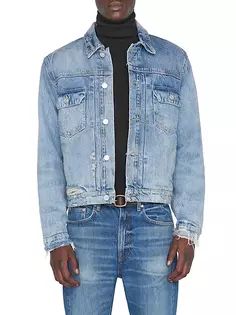Винтажная джинсовая куртка Mar Azul Destruct Frame, черный