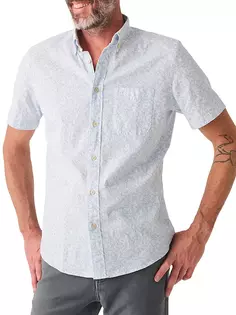 Рубашка Breeze с короткими рукавами Faherty Brand, цвет sky canopy print