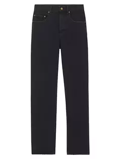 Длинные мешковатые джинсы Extreme из денима Saint Laurent, черный