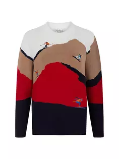 Шерстяной свитер Церматта Knitss, многоцветный