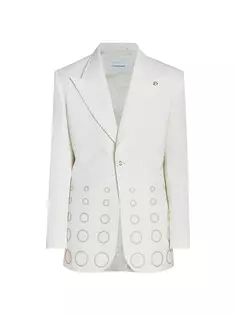 Куртка For The Peace с градиентом Casablanca, цвет off white