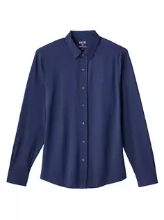 Рубашка приталенного кроя Commuter Rhone, темно-синий