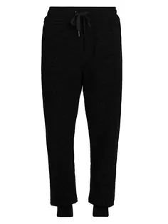 Спортивные штаны с флокированным логотипом Dolce&amp;Gabbana, черный