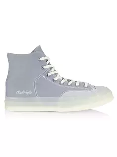 Джинсовые высокие кеды Chuck 70 Marquis Converse, серый