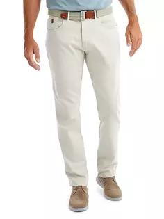 Твиловые брюки с пятью карманами Hugo Johnnie O, цвет stone