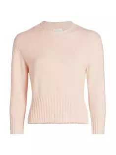 Укороченный кашемировый свитер Mora Loulou Studio, розовый