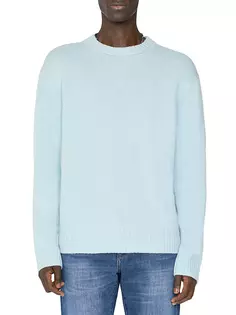 Кашемировый свитер с круглым вырезом Frame, синий
