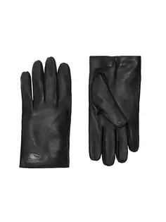 ЭКД Кожаные перчатки Burberry, черный