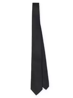 Атласный галстук Prada, черный