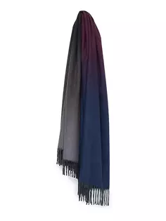 Полудвусторонний кашемировый шарф Begg X Co, цвет cimmerian