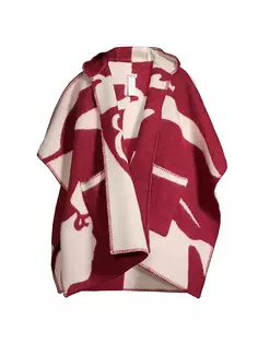 Накидка-одеяло из шерсти EKD Burberry, цвет ripple