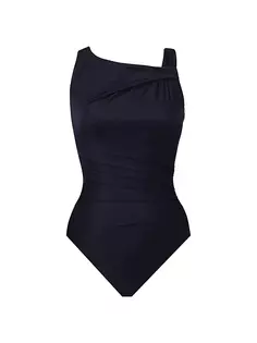 Сплошной купальник Avra Twisted Miraclesuit Swim, черный