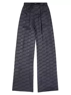 Пижамные брюки с монограммой BB Balenciaga, цвет charcoal