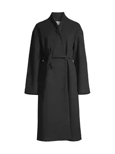 Длинное пальто Reagan с поясом Modern Citizen, цвет heather charcoal