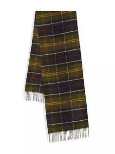 Шарф Yaxley в клетку из смесовой шерсти Barbour, цвет classic tartan