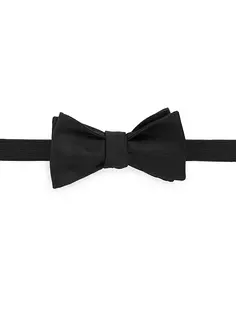 Шелковый галстук-бабочка Eton, черный