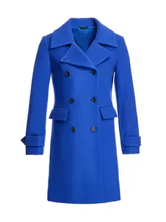 Двубортное шерстяное пальто Maximilian, цвет cobalt