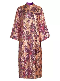 Платье-кафтан макси с пайетками Daisy La Vie Style House, цвет magenta copper