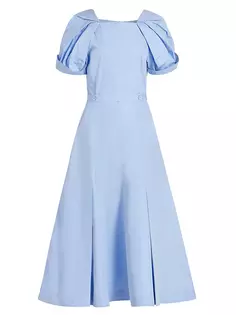 Платье миди с поясом Bloom 3.1 Phillip Lim, синий