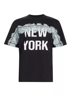 E24 Есть только 1 хлопковая футболка «Нью-Йорк» 3.1 Phillip Lim, черный