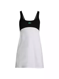 Активное мини-платье Lacoste X Bandier, белый