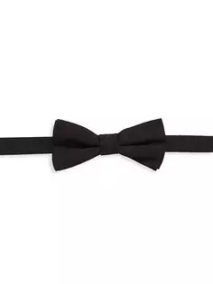 КОЛЛЕКЦИЯ Шелковый жаккардовый галстук-бабочка с цветочным принтом Saks Fifth Avenue, цвет moonless