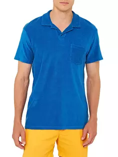 Терри-рубашка поло с короткими рукавами Orlebar Brown, синий