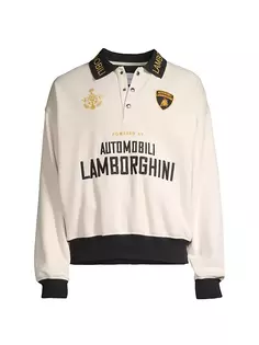 Спортивная рубашка-поло RHUDE x Lamborghini Automobili R H U D E, черный