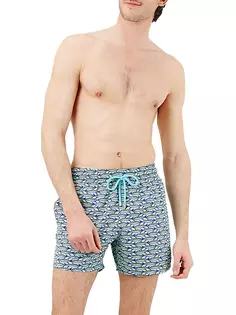 Эластичные шорты для плавания Marbella Vilebrequin, цвет lagon