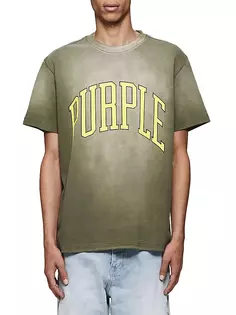 футболка с круглым вырезом и логотипом Purple Brand, зеленый