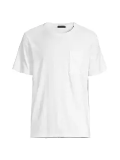 Хлопковая футболка оверсайз с короткими рукавами Atm Anthony Thomas Melillo, белый