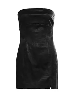 Мини-платье Dixie без бретелек Line &amp; Dot, черный