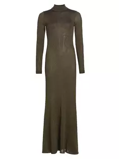Платье макси с эффектом металлик Goulding Ronny Kobo, цвет forest