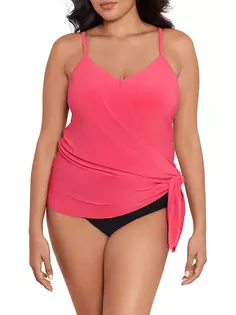 Сплошной купальник Alex Magicsuit Swim, Plus Size, цвет coral rose