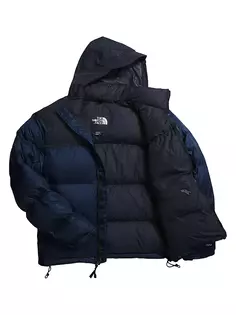 Пуховик Nuptse 1996 года с капюшоном в стиле ретро The North Face, цвет summit navy